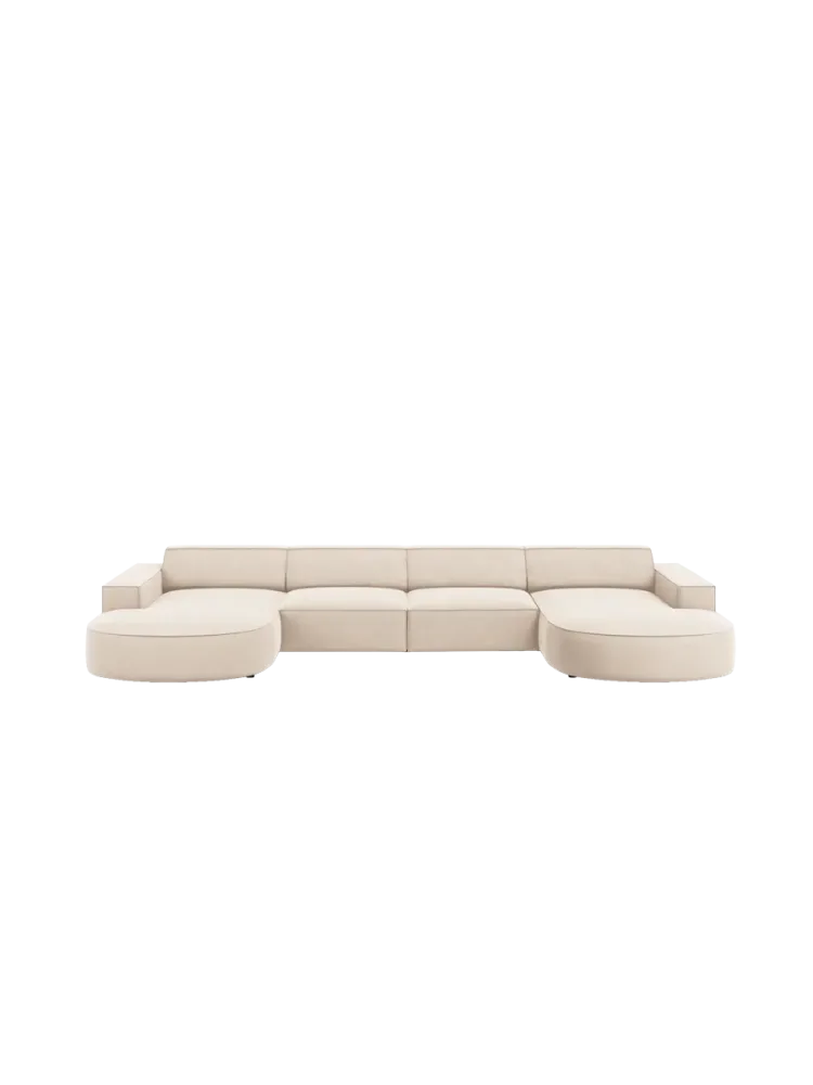 Grosses Design Panoramasofa „Jodie“ (6-Sitzer) Chosen by Bloomingloft