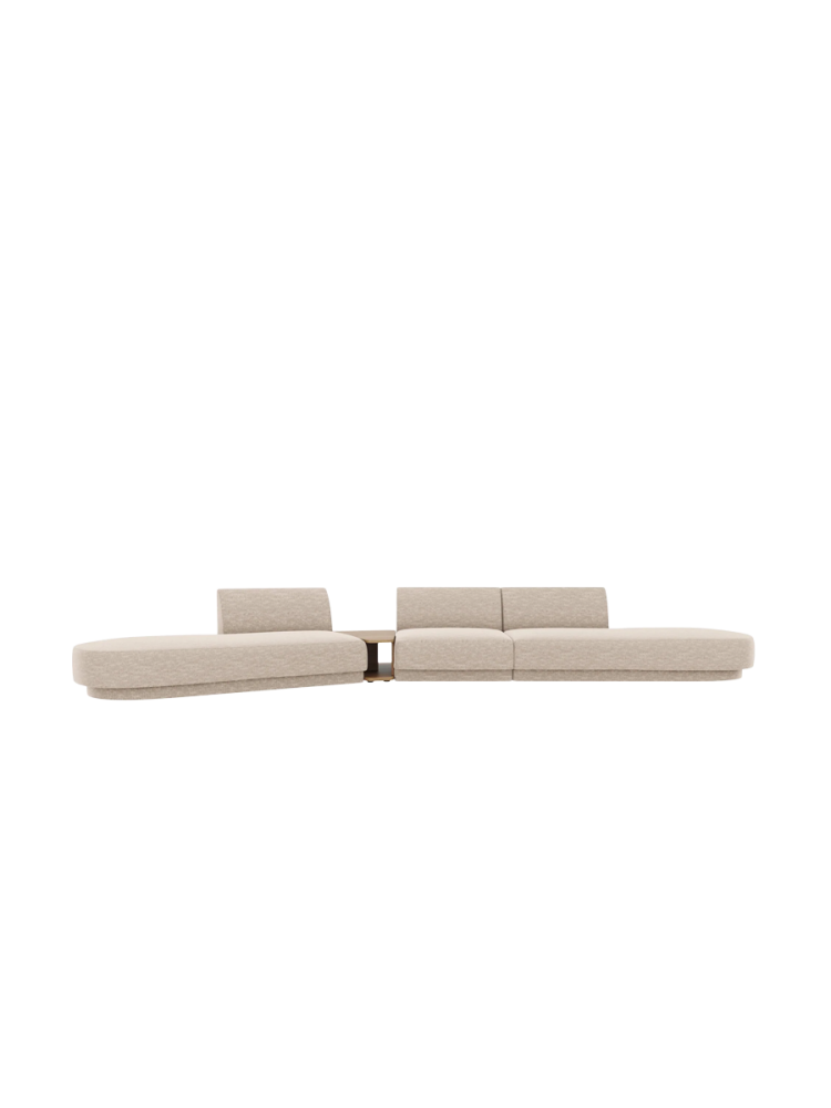 Modulares Design Sofa „Miley“ mit Beistelltisch (5-Sitzer) Chosen by Bloomingloft
