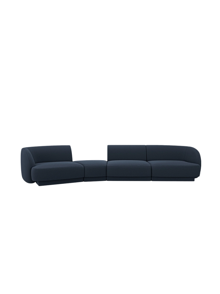 Modulares Design Sofa „Miley“ mit abgerundeter Form (6-Sitzer) Chosen by Bloomingloft