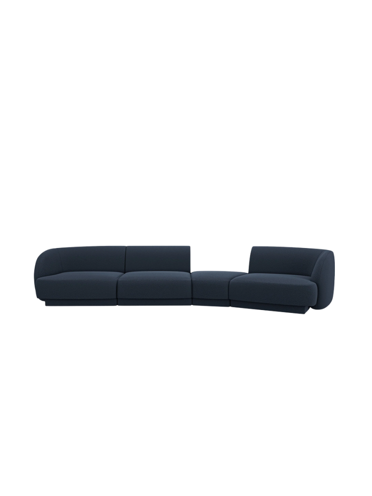 Modulares Design Sofa „Miley“ mit abgerundeter Form (6-Sitzer) Chosen by Bloomingloft