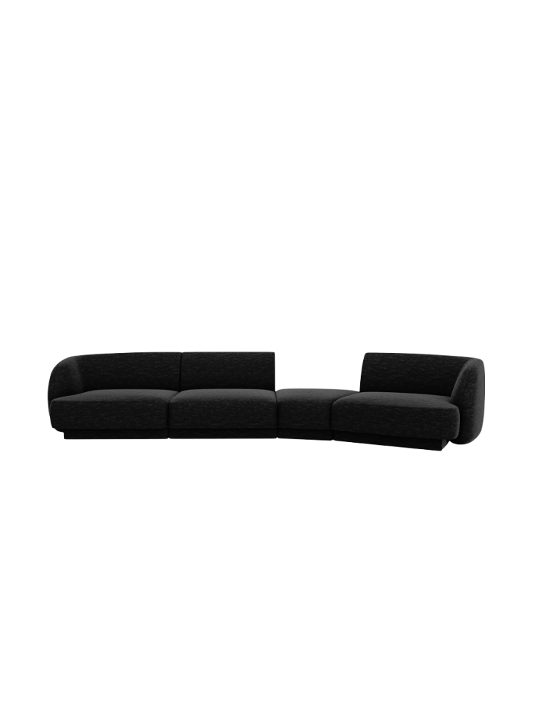Modulares Design Sofa „Miley“ mit abgerundeter Form (6-Sitzer) Chosen by Bloomingloft