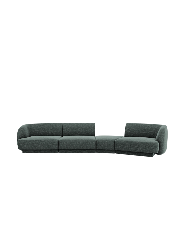 Modulares Design Sofa „Miley“ mit abgerundeter Form (6-Sitzer) Chosen by Bloomingloft