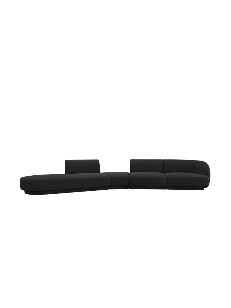 Modulares Design Sofa „Miley“ mit abgerundeter Form (7-Sitzer) Chosen by Bloomingloft