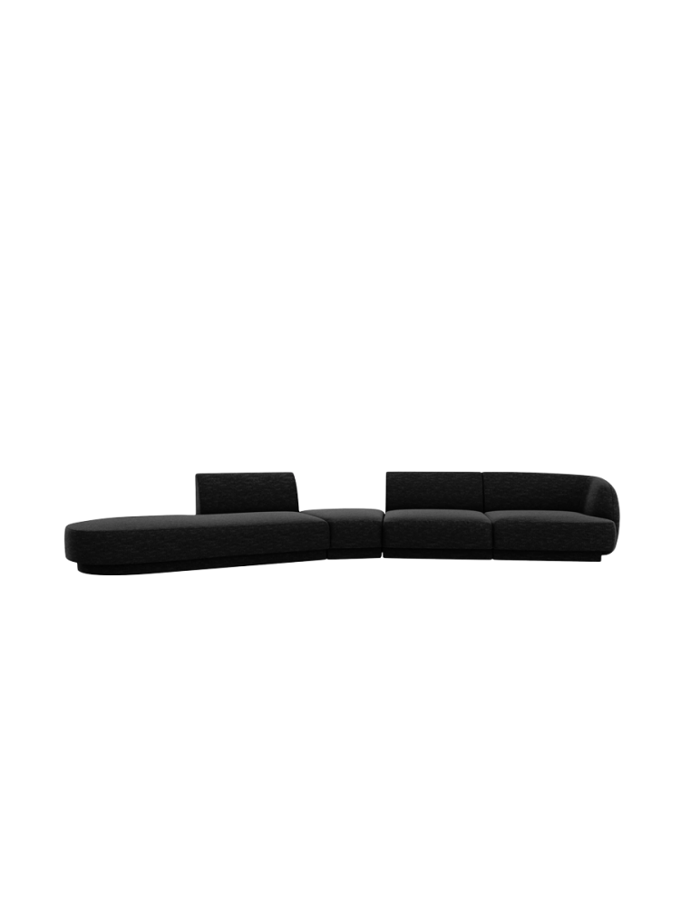 Modulares Design Sofa „Miley“ mit abgerundeter Form (7-Sitzer) Chosen by Bloomingloft