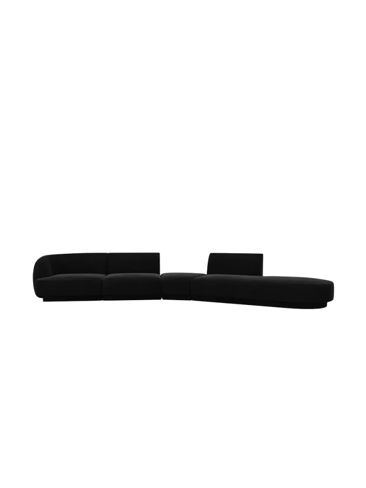 Modulares Design Sofa „Miley“ mit abgerundeter Form (7-Sitzer) Chosen by Bloomingloft