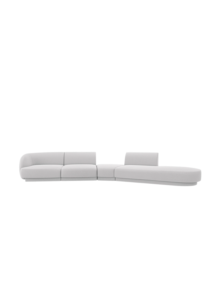 Modulares Design Sofa „Miley“ mit abgerundeter Form (7-Sitzer) Chosen by Bloomingloft