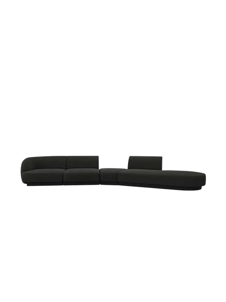 Modulares Design Sofa „Miley“ mit abgerundeter Form (7-Sitzer) Chosen by Bloomingloft