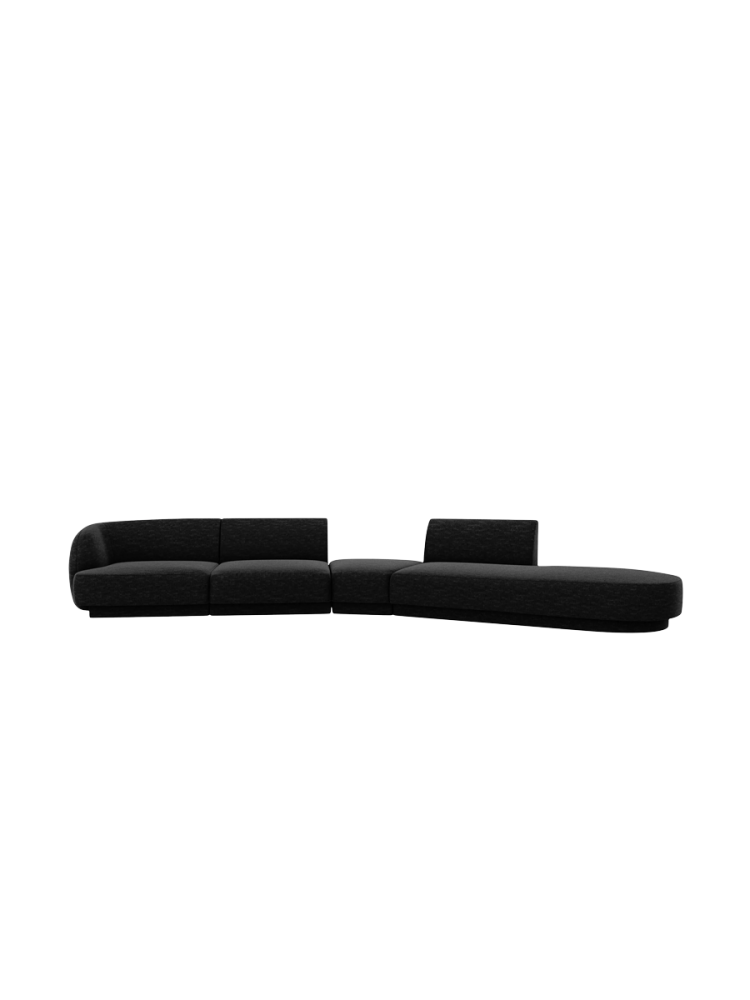 Modulares Design Sofa „Miley“ mit abgerundeter Form (7-Sitzer) Chosen by Bloomingloft