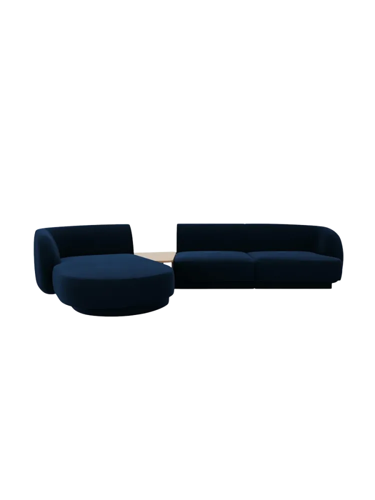 Modulares Design Ecksofa „Miley“ mit Beistelltisch (3-Sitzer) Chosen by Bloomingloft