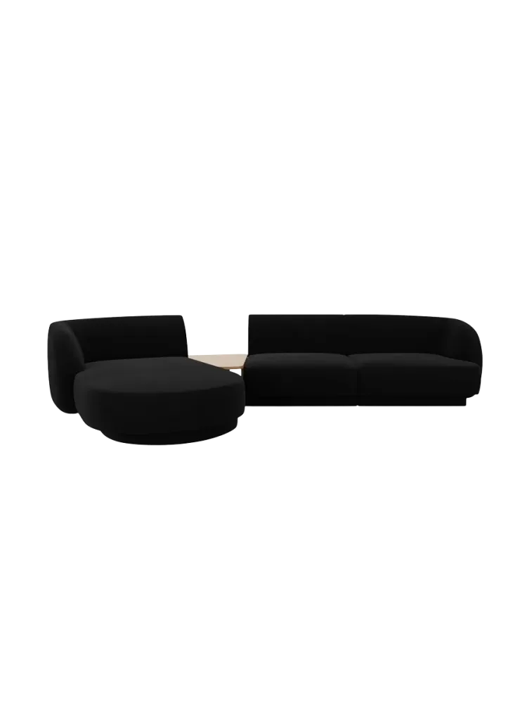 Modulares Design Ecksofa „Miley“ mit Beistelltisch (3-Sitzer) Chosen by Bloomingloft