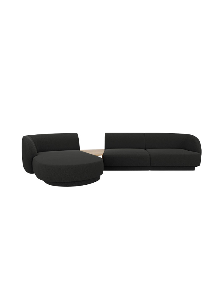 Modulares Design Ecksofa „Miley“ mit Beistelltisch (3-Sitzer) Chosen by Bloomingloft