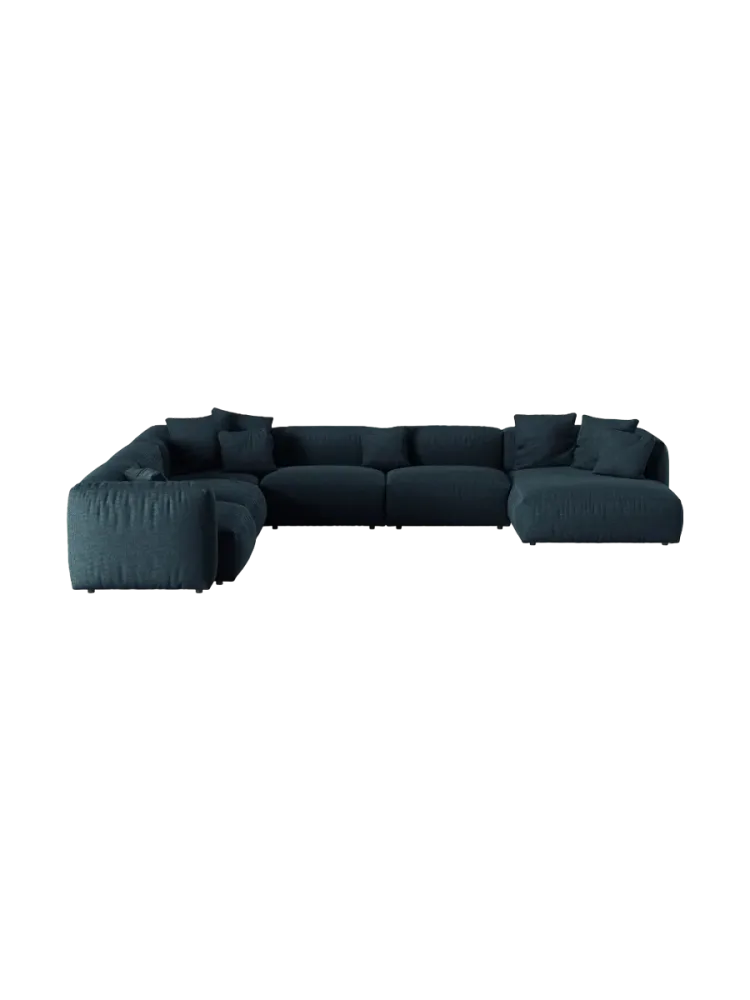 Modulares, 8-Sitzer Design Panorama-Sofa „Martina“ Micadoni