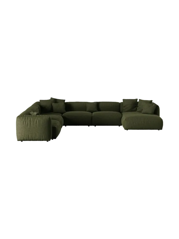 Modulares, 8-Sitzer Design Panorama-Sofa „Martina“ Micadoni