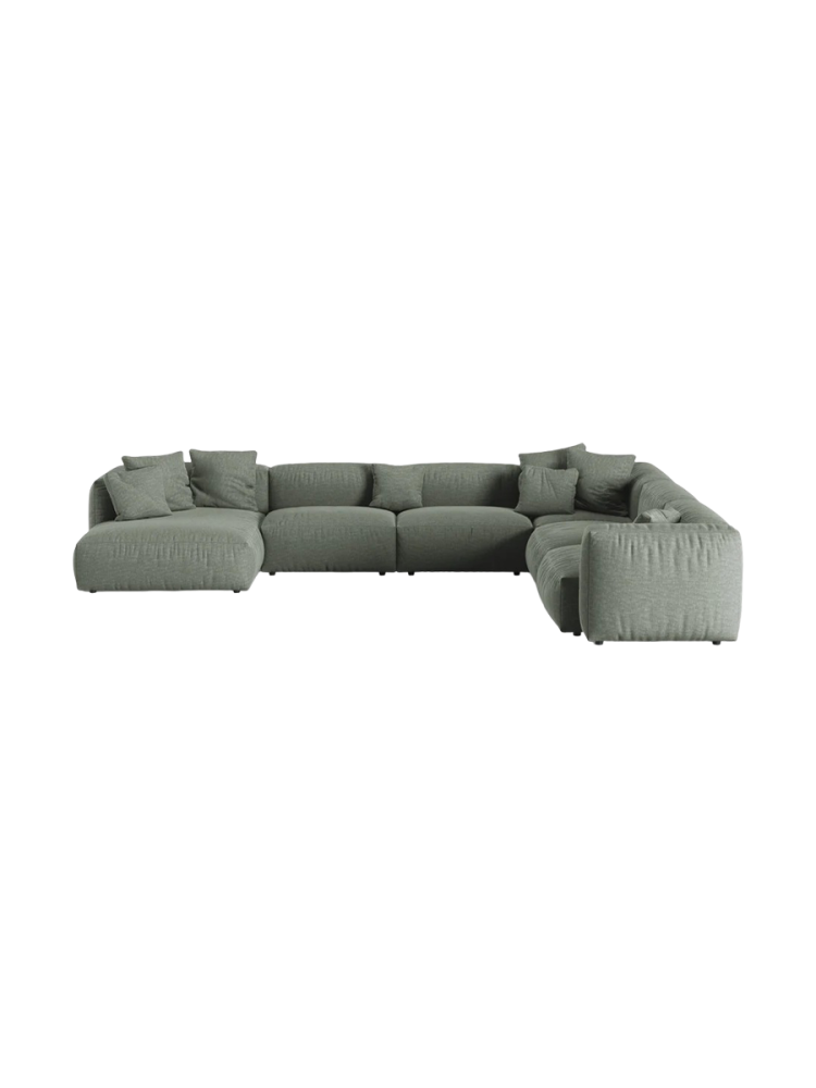 Modulares, 8-Sitzer Design Panorama-Sofa „Martina“ Micadoni