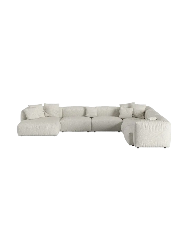 Modulares, 8-Sitzer Design Panorama-Sofa „Martina“ Micadoni