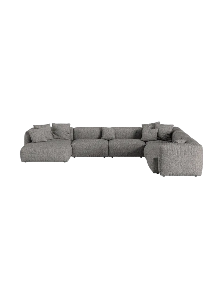 Modulares, 8-Sitzer Design Panorama-Sofa „Martina“ Micadoni