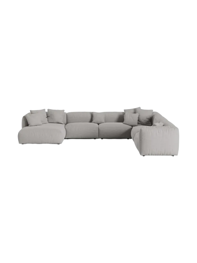 Modulares, 8-Sitzer Design Panorama-Sofa „Martina“ Micadoni