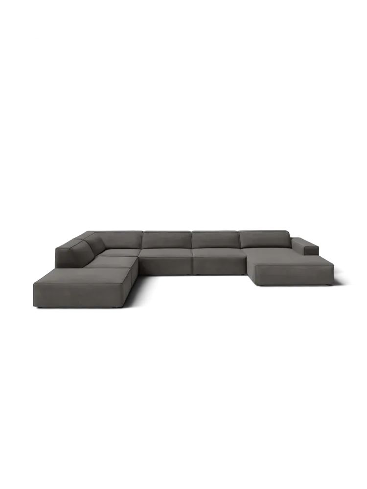 Grosses 7-Sitzer Design Panoramasofa „Jodie“ Chosen by Bloomingloft