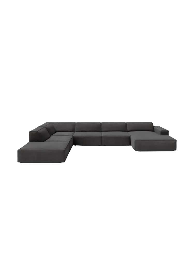 Grosses 7-Sitzer Design Panoramasofa „Jodie“ Chosen by Bloomingloft