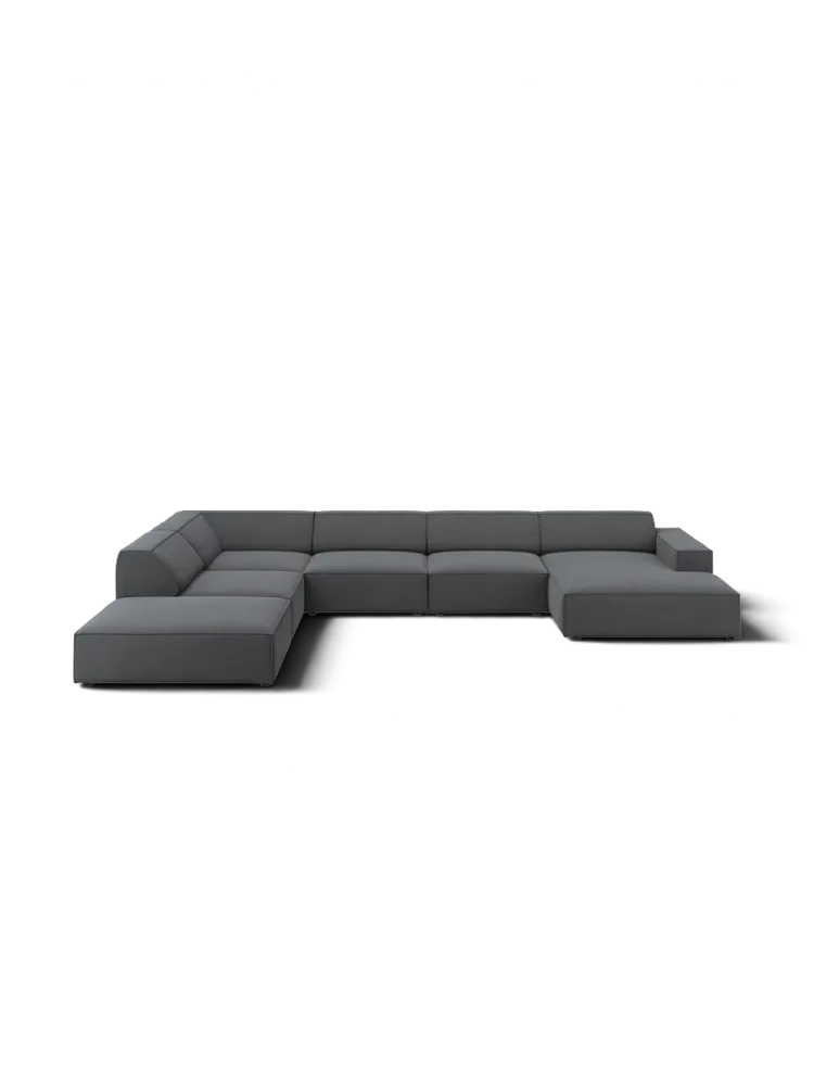 Grosses 7-Sitzer Design Panoramasofa „Jodie“ Chosen by Bloomingloft
