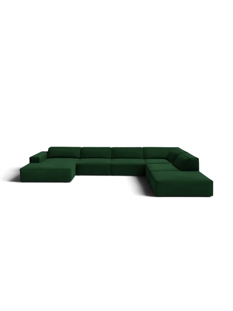 Grosses 7-Sitzer Design Panoramasofa „Jodie“ Chosen by Bloomingloft