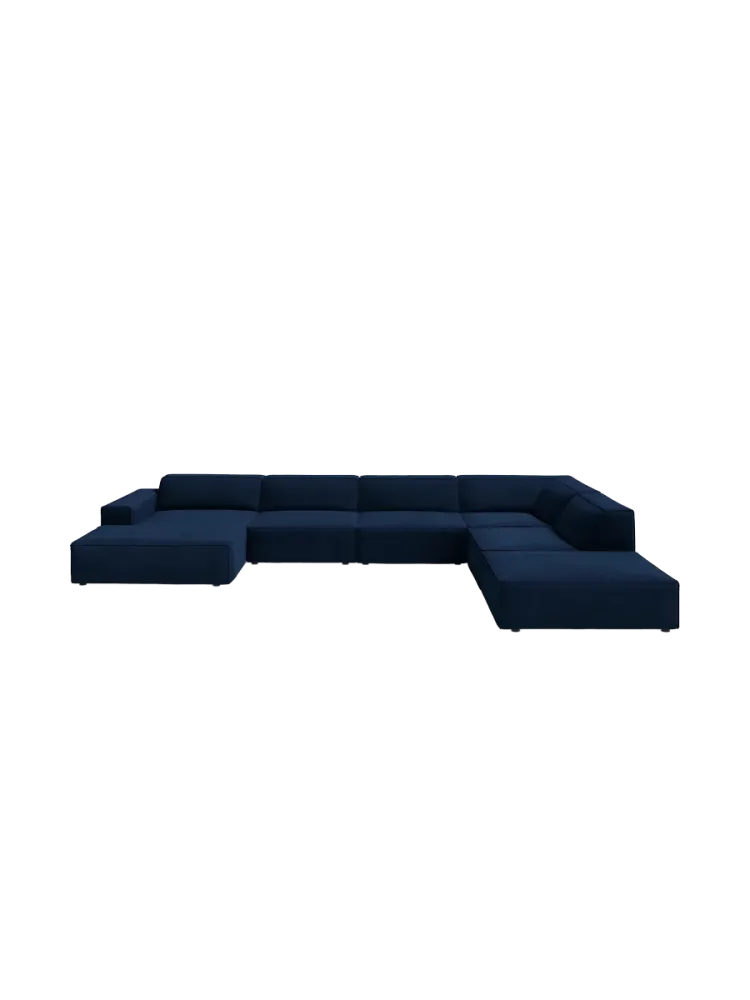 Grosses 7-Sitzer Design Panoramasofa „Jodie“ Chosen by Bloomingloft