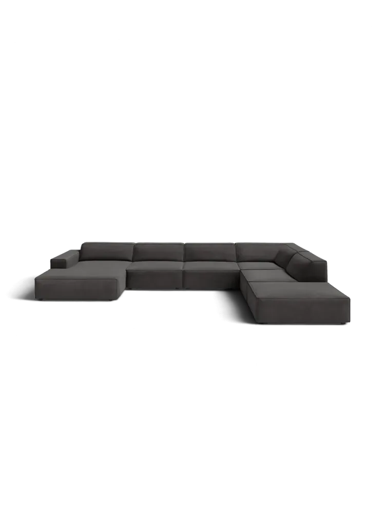 Grosses 7-Sitzer Design Panoramasofa „Jodie“ Chosen by Bloomingloft