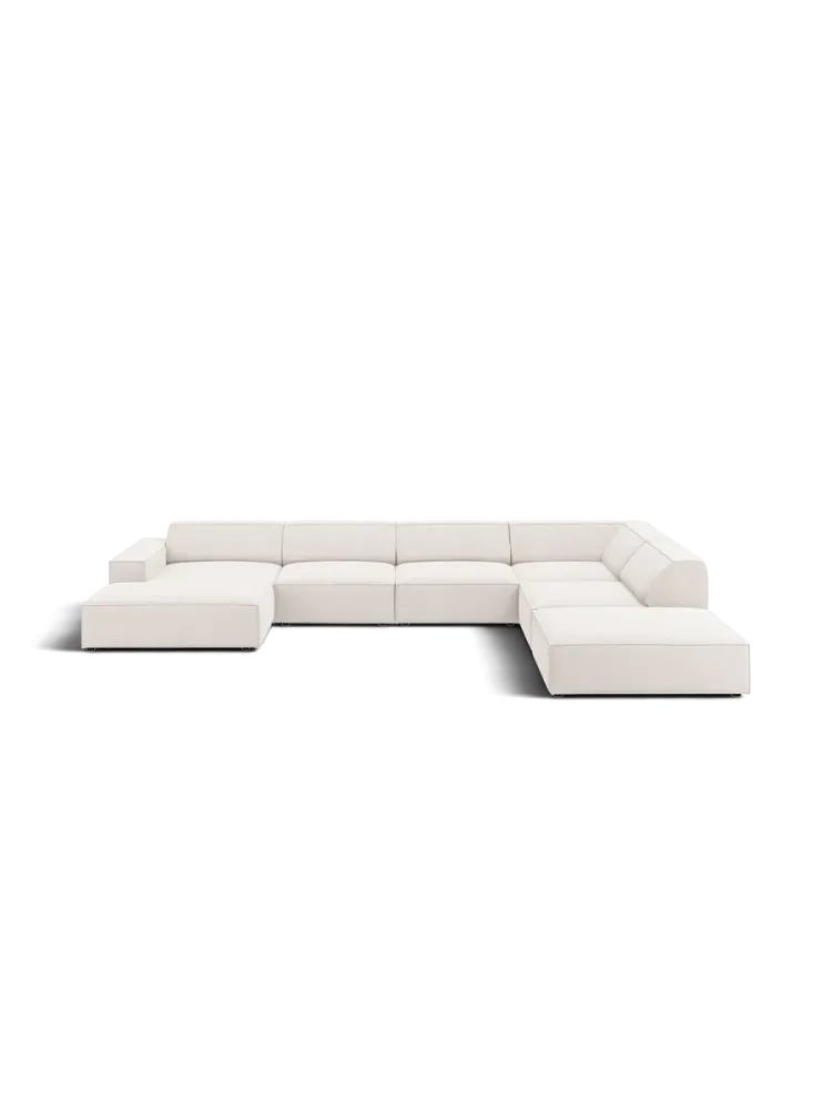 Grosses 7-Sitzer Design Panoramasofa „Jodie“ Chosen by Bloomingloft