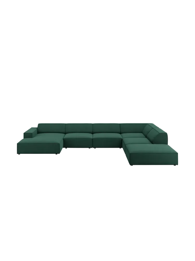 Grosses 7-Sitzer Design Panoramasofa „Jodie“ Chosen by Bloomingloft