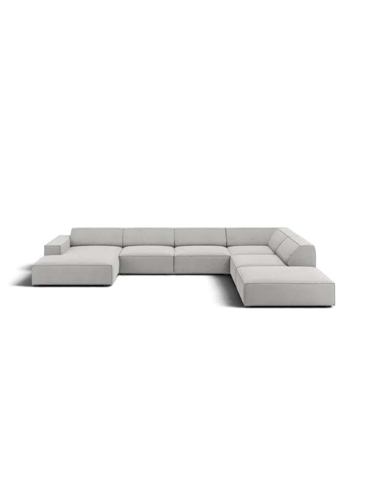 Grosses 7-Sitzer Design Panoramasofa „Jodie“ Chosen by Bloomingloft
