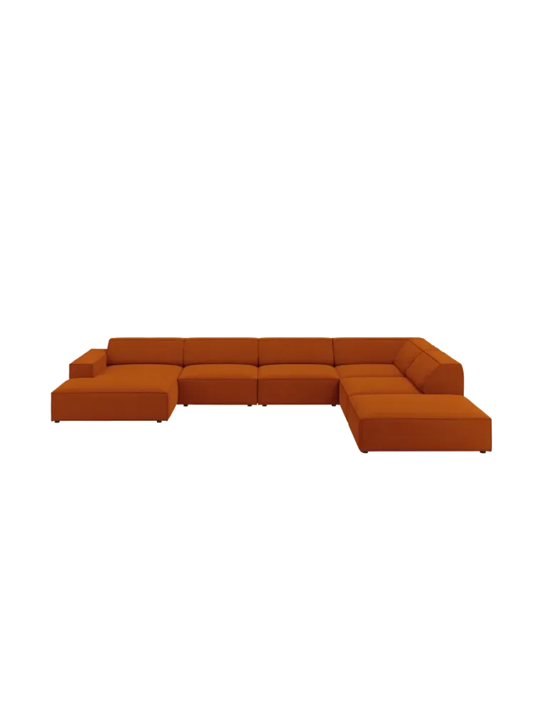 Grosses 7-Sitzer Design Panoramasofa „Jodie“ Chosen by Bloomingloft