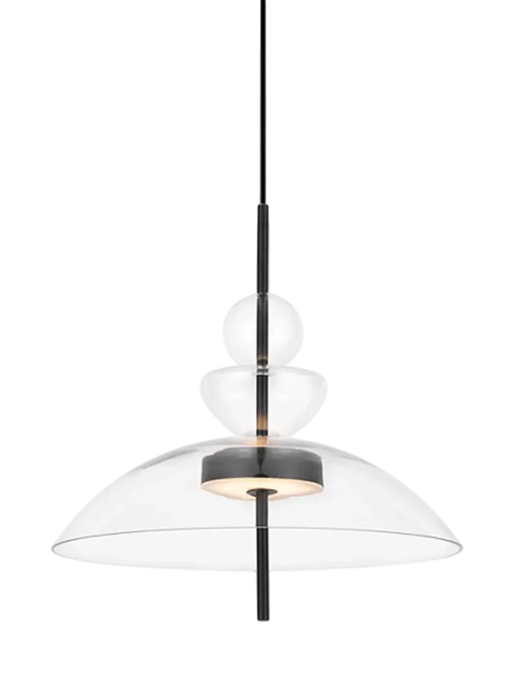 Geometrische LED Design Pendellampe „Bangkok“ Transparent Maytoni
