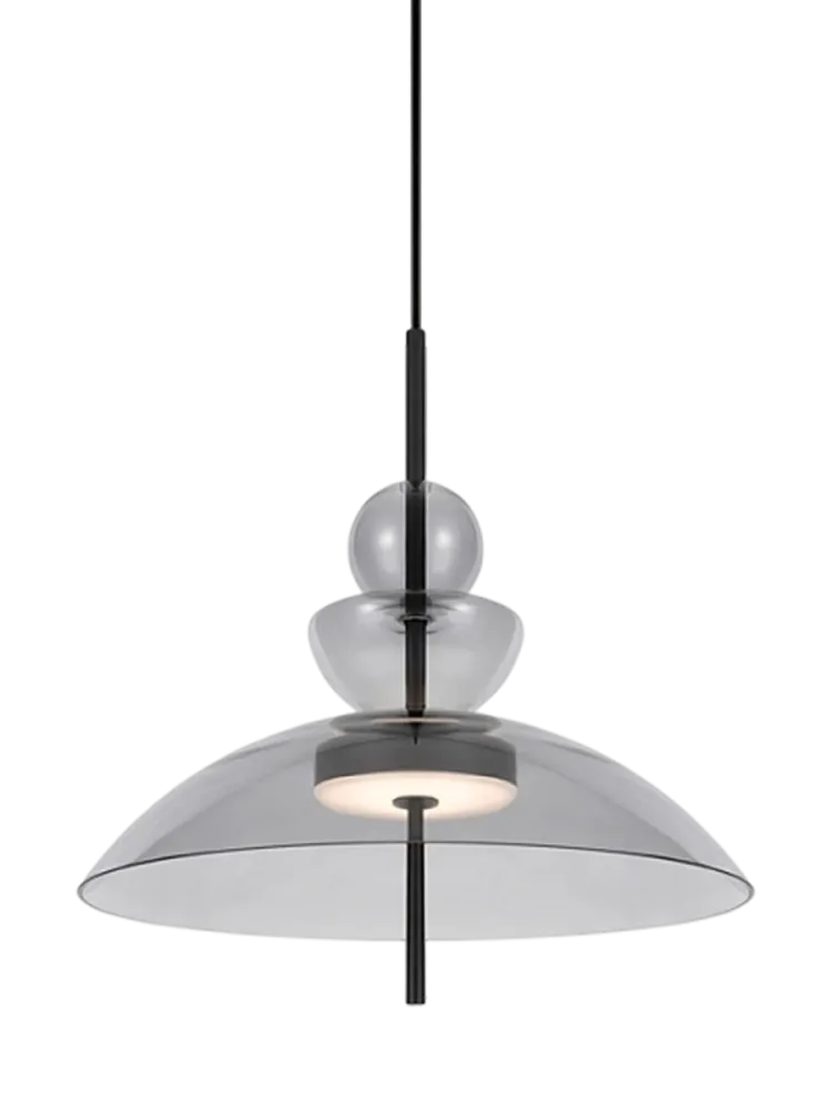 Geometrische LED Design Pendellampe „Bangkok“ Grau Maytoni