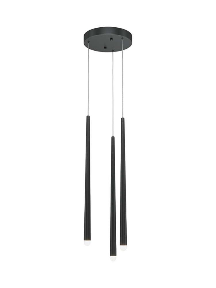 LED Pendellampe „Cascade“ Schwarz Maytoni