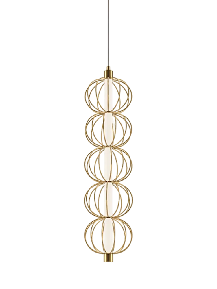 LED Design Pendellampe „Golden Cage“ Maytoni