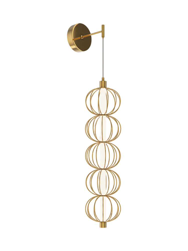 Wandleuchte Golden Cage  