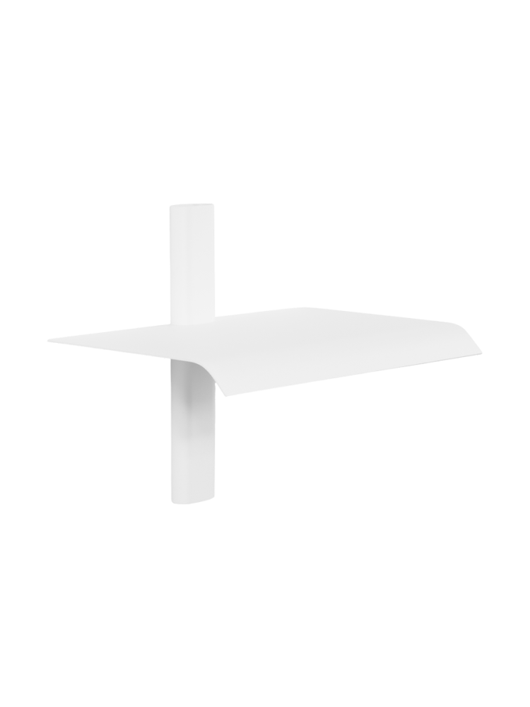 Spinder Design Wandregal Manta Weiss Stahl 28 cm 23 cm - Wandregal