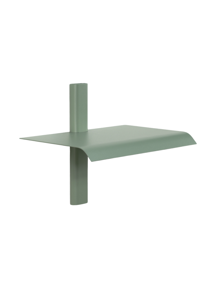 Spinder Design Wandregal Manta Grün Stahl 28 cm 23 cm - Farbe: Dusty Green - Wandregal