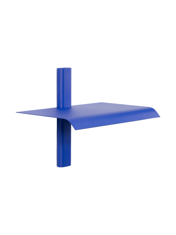 Spinder Design Wandregal Manta Blau Stahl 28 cm 23 cm - Wandregal