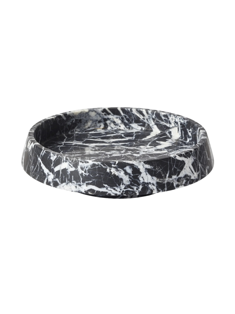 Aquanova - Tablett rund, 25X6CM, Black