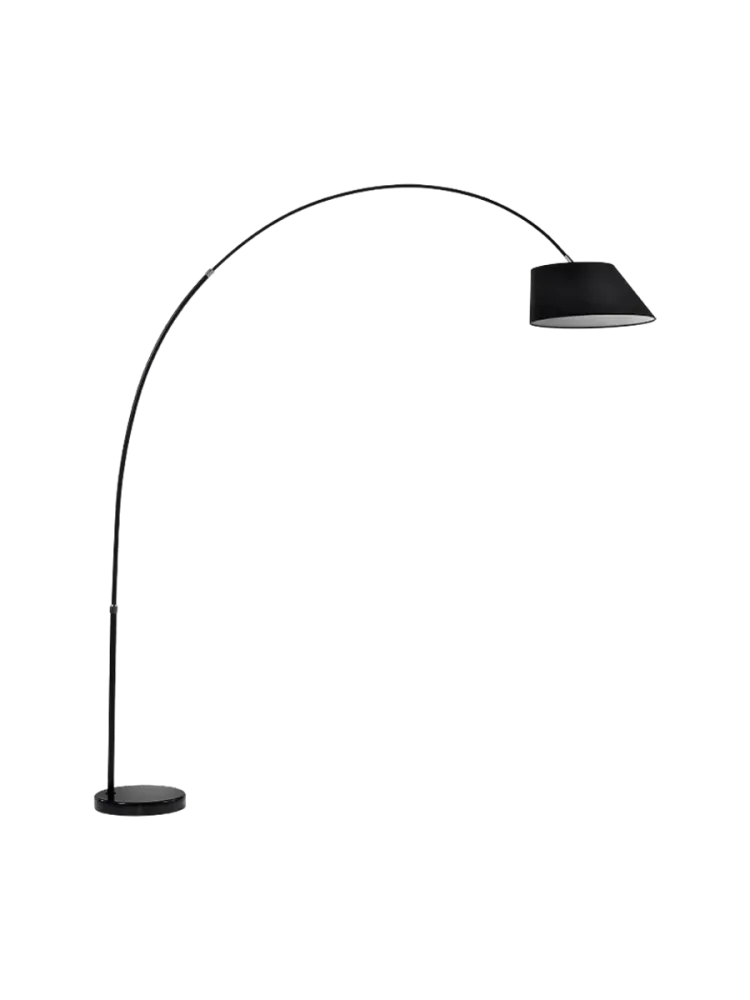 Verstellbare Bogenlampe „Maja“ mit Marmorsockel Kave Home