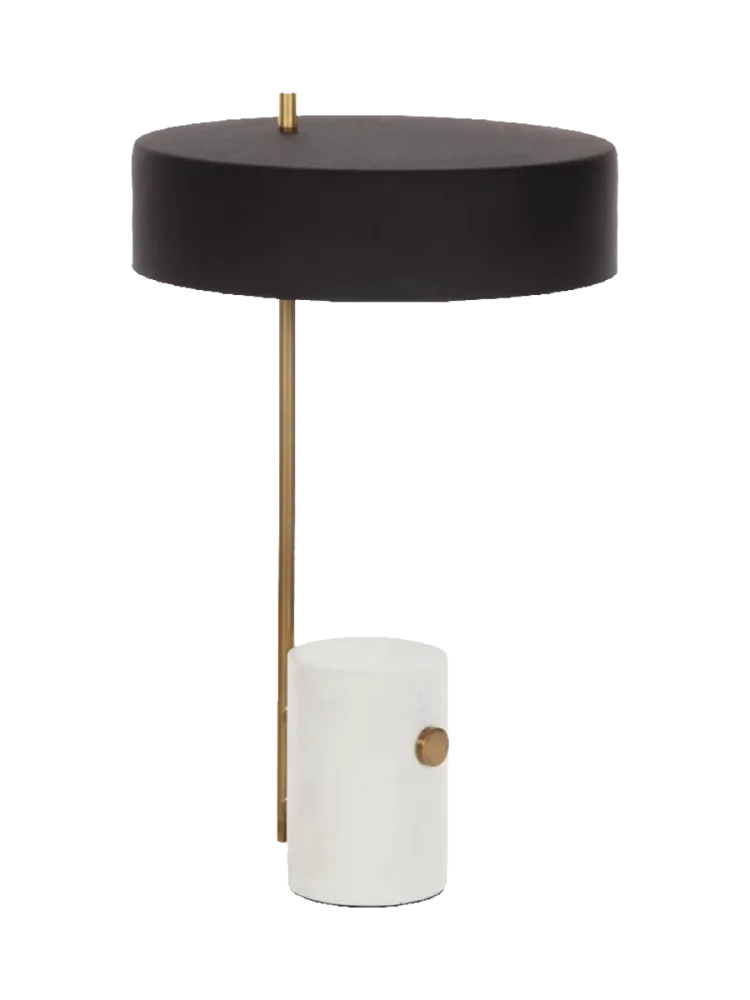 Design Tischlampe „Phantasy“ mit Marmorsockel Kave Home