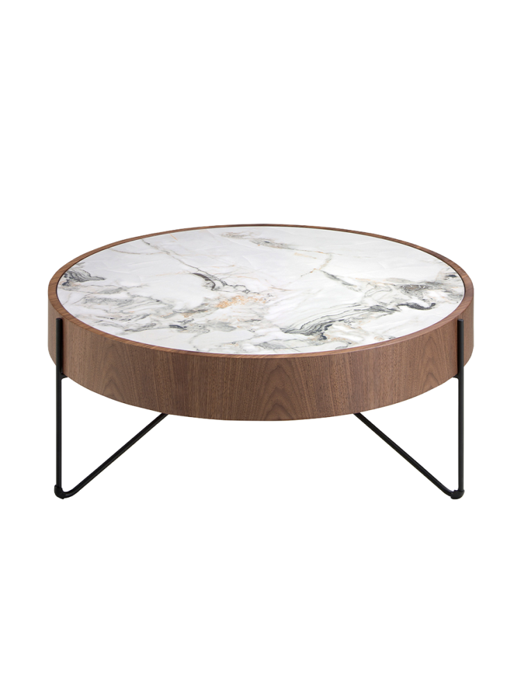 Runder Design Keramik Couchtisch „Millo“ Angel Cerdá