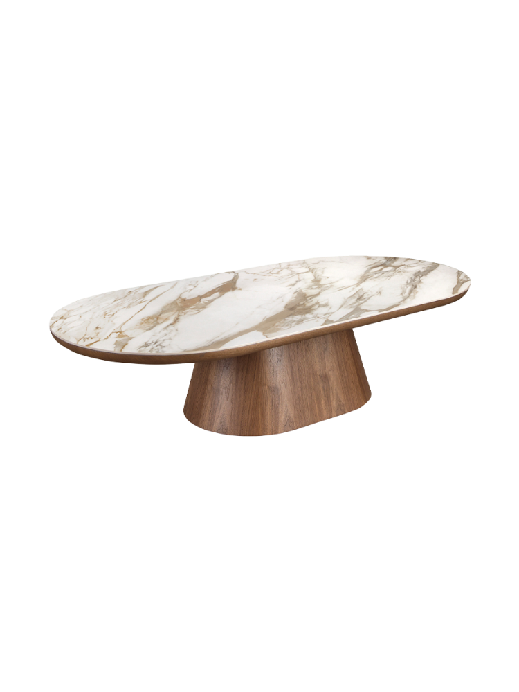 Grosser, ovaler Design Couchtisch „Dunia“ 160 x 80 cm Angel Cerdá