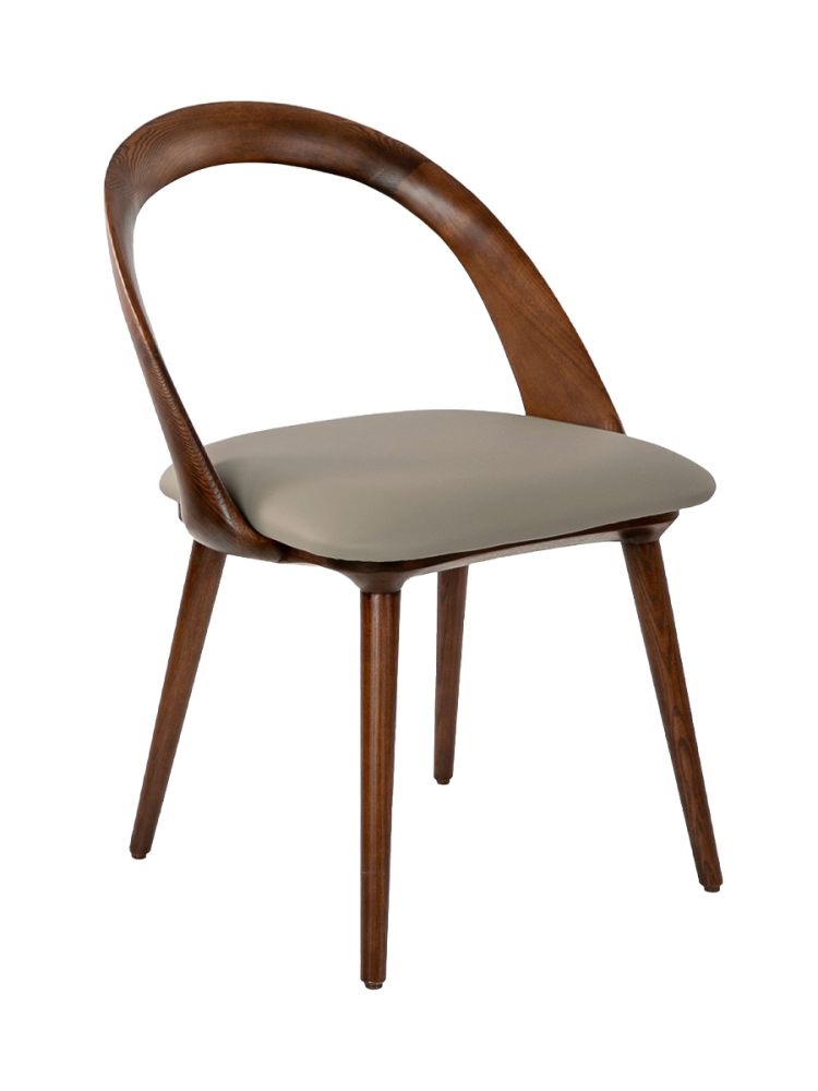 Design Esszimmerstuhl „Eva“ mit Kunstlederbezug Angel Cerdá