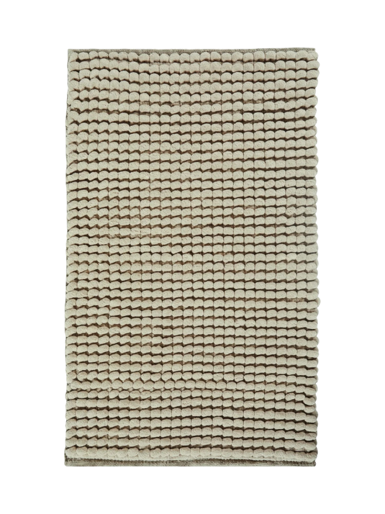 Handgefertigter, weicher Badteppich „Axel“ - Linen Aquanova