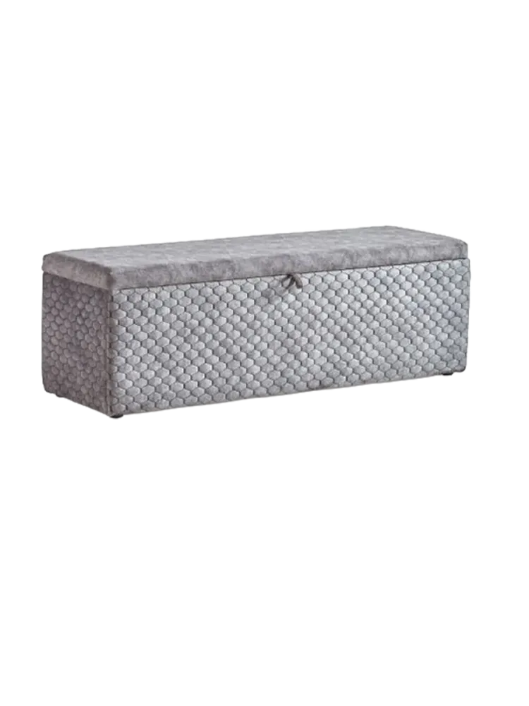 Premium Boxspringbett „Babylon“ inkl. Matratze & Topper Grau 180 x 200 cm ABC Bedding