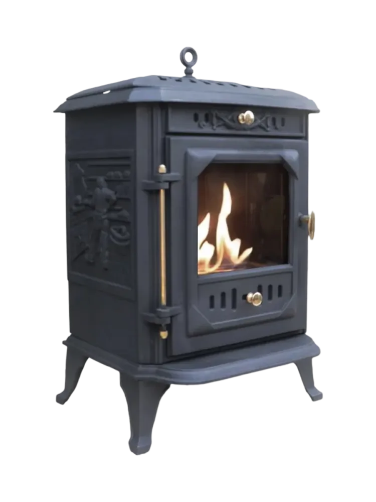 Design Bioethanol Kaminofen „Ulvik“ Schwarz CACHFIRES