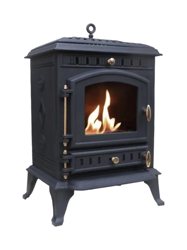 Design Bioethanol Kaminofen „Molde“ Schwarz CACHFIRES