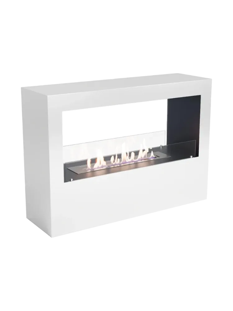 Design Bioethanol Kamin „Lansing“, weiss CACHFIRES